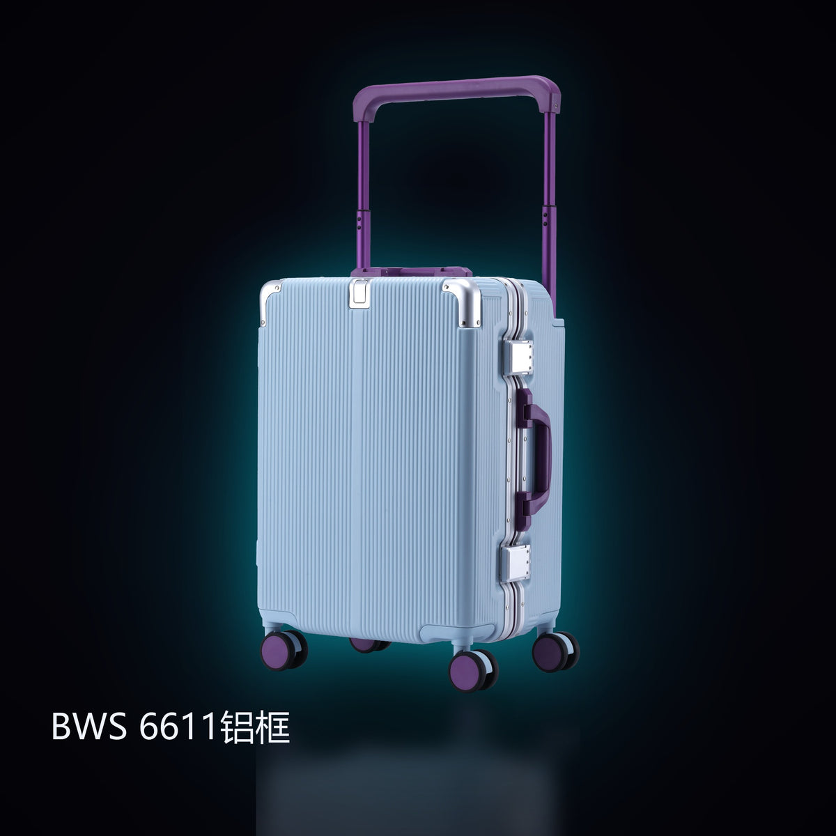 BWS 6611 Aluminum-Frame Trolley Case