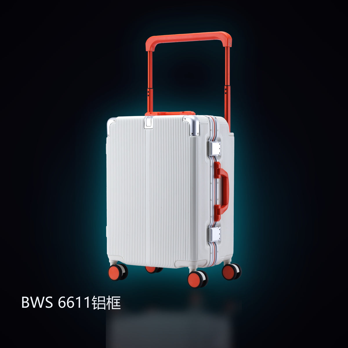 BWS 6611 Aluminum-Frame Trolley Case