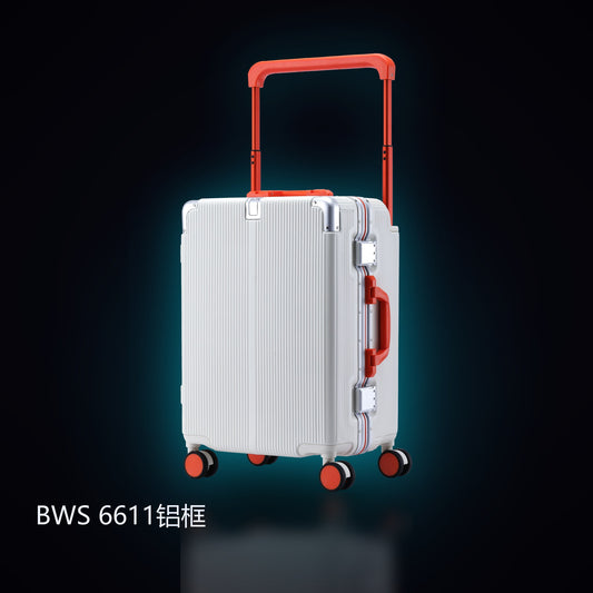 BWS 6611 Aluminum-Frame Trolley Case