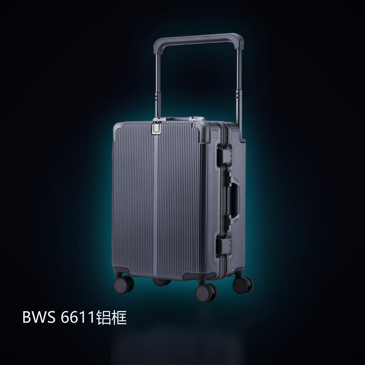 BWS 6611 Aluminum-Frame Trolley Case