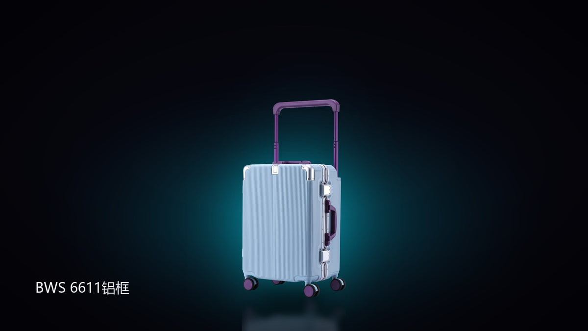 BWS 6611 Aluminum-Frame Trolley Case