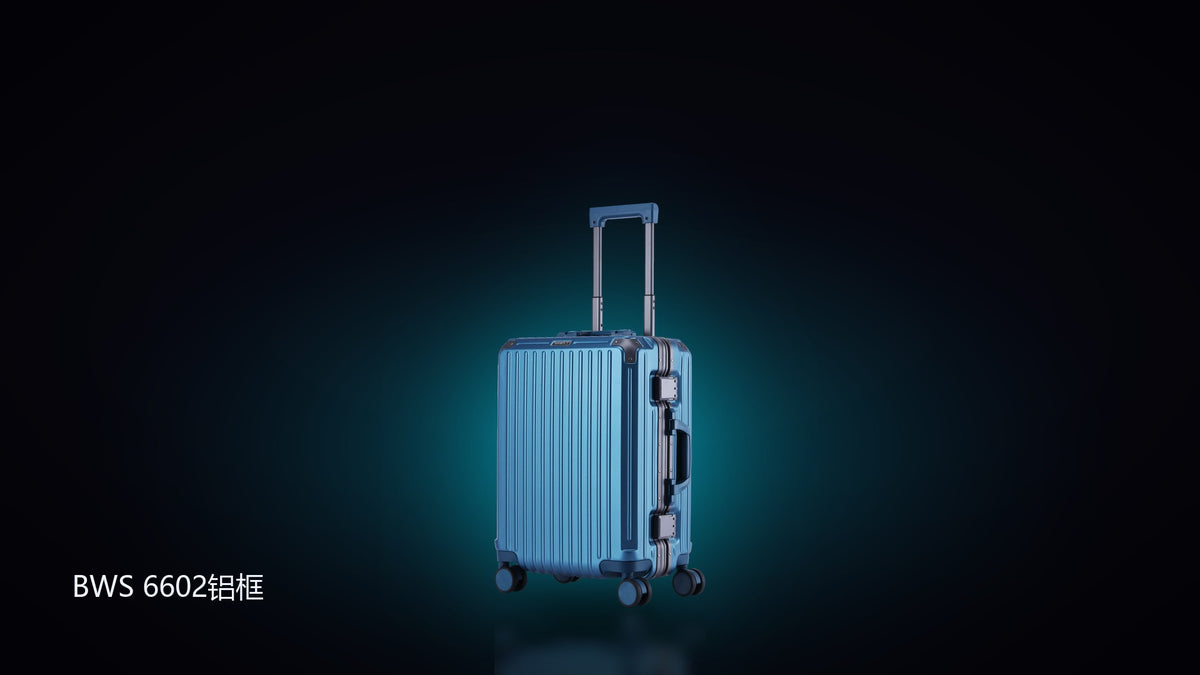 BWS 6602 Aluminum-Frame Trolley Case