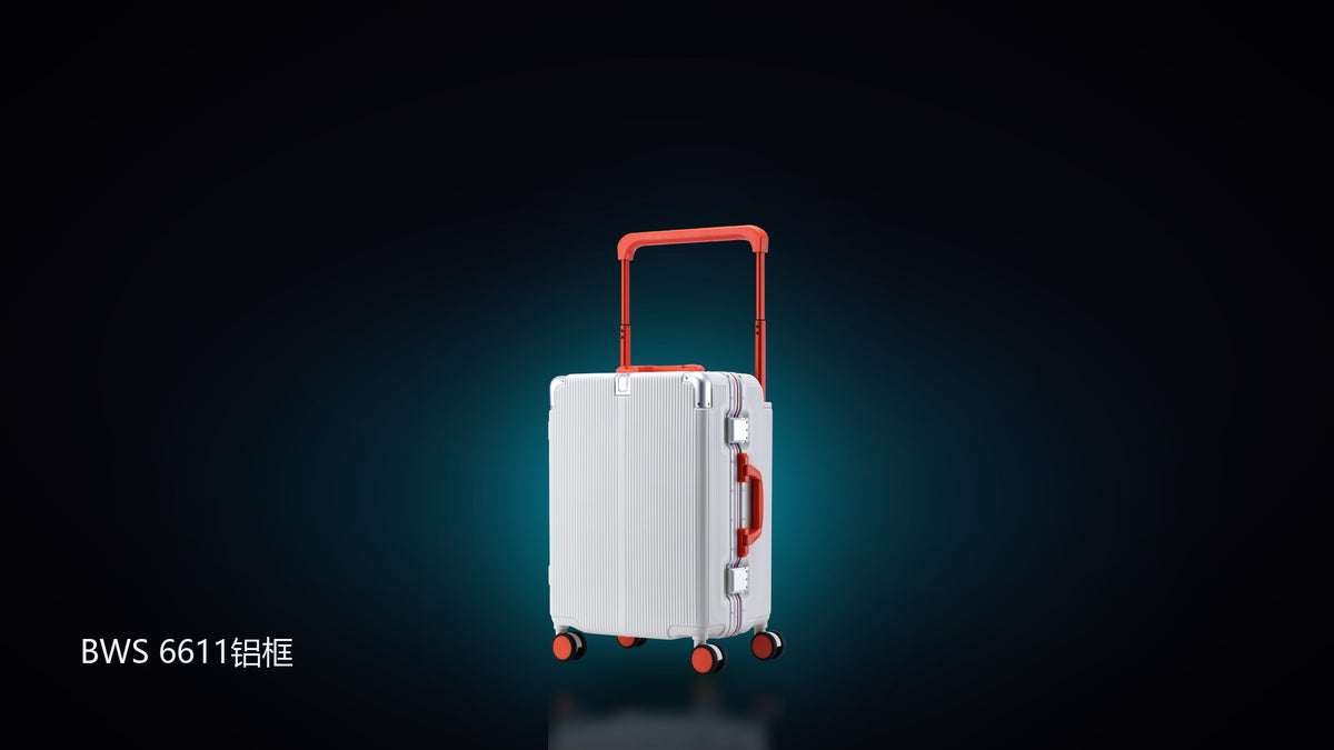 BWS 6611 Aluminum-Frame Trolley Case