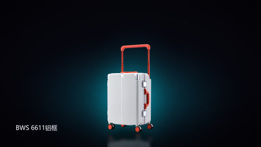BWS 6611 Aluminum-Frame Trolley Case