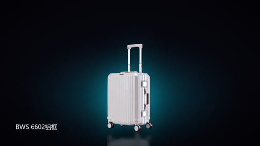 BWS 6602 Aluminum-Frame Trolley Case