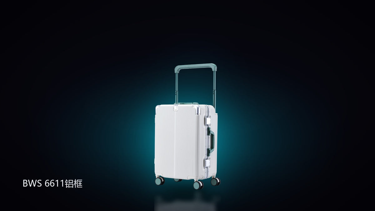 BWS 6611 Aluminum-Frame Trolley Case
