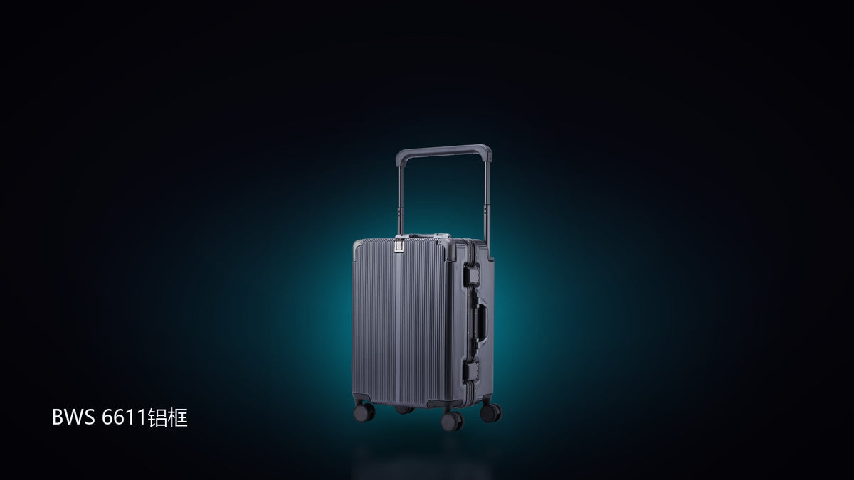 BWS 6611 Aluminum-Frame Trolley Case